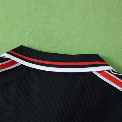 Manchester United Maillot Extérieur Longue Manche 1998 Retro