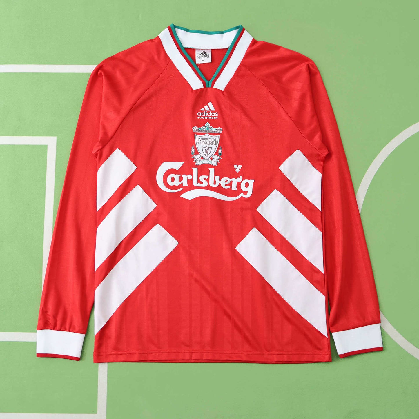 Liverpool Maillot Domicile Longue Manche 1994/1995 Retro