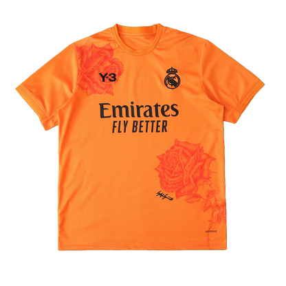 Real Madrid Jersey Y3 Orange Fan Version