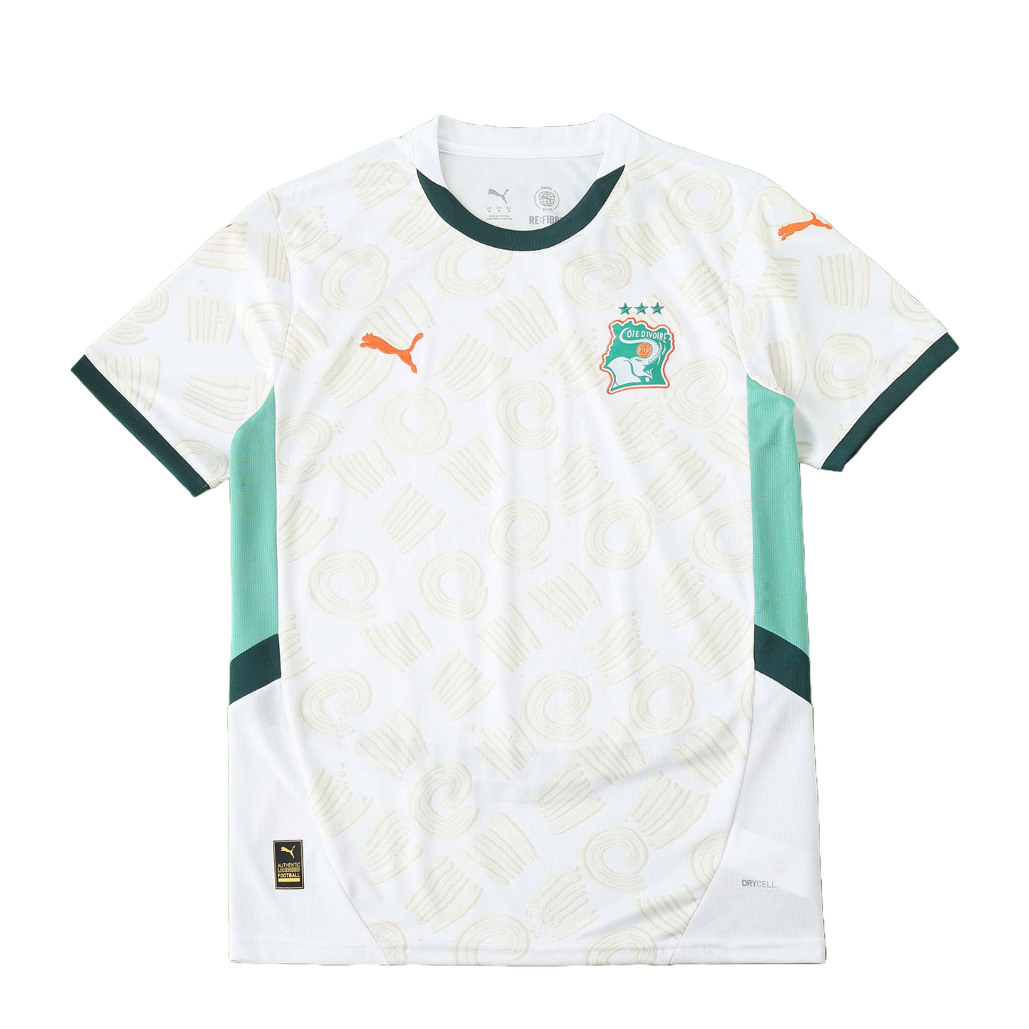 Cite D'Ivoire Maillot Extérieur 2024/2025 Fan Version