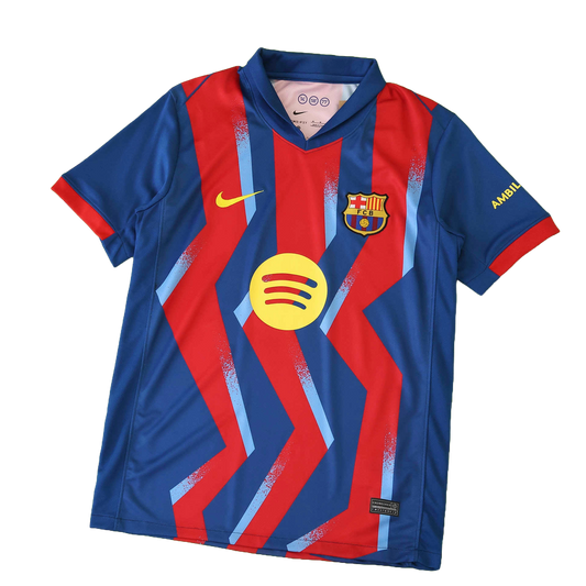 FC Barcelone Quatrième Maillot El Classico Edition 2025/2026 Fan Version