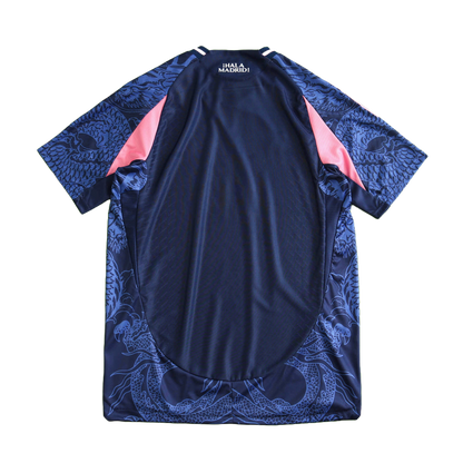 Real Madrid Maillot El Dragón Blanco Azu Edition Player Version
