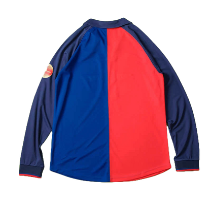 FC Barcelone Maillot Domicile 1899-1999 Retro Longue Manche