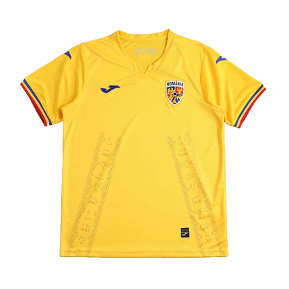 Roumanie Maillot Domicile 2024 UEFA Fan Version