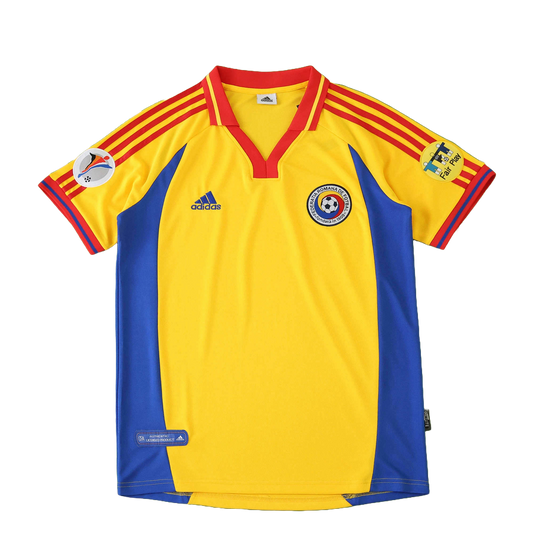 Roumanie Maillot Domicile 2000 Retro Fan Version
