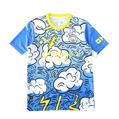 Manchester City Maillot Sky Thunder Edition Fan Version
