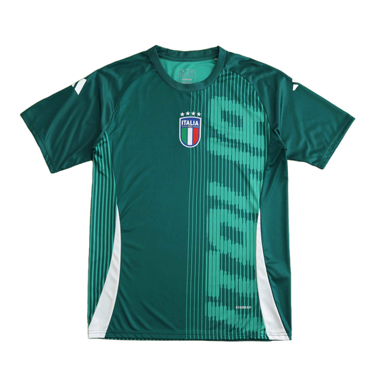 Italie Maillot Pre-Match Domicile Vert Sombre