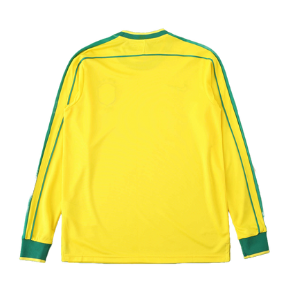 Brésil Maillot Domicile 1998 Longue Manche Retro
