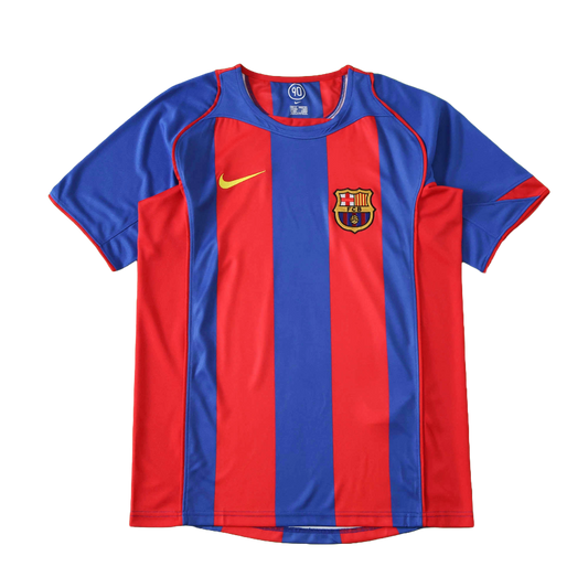 FC Barcelone Maillot Domicile 2004/2005 Retro Version