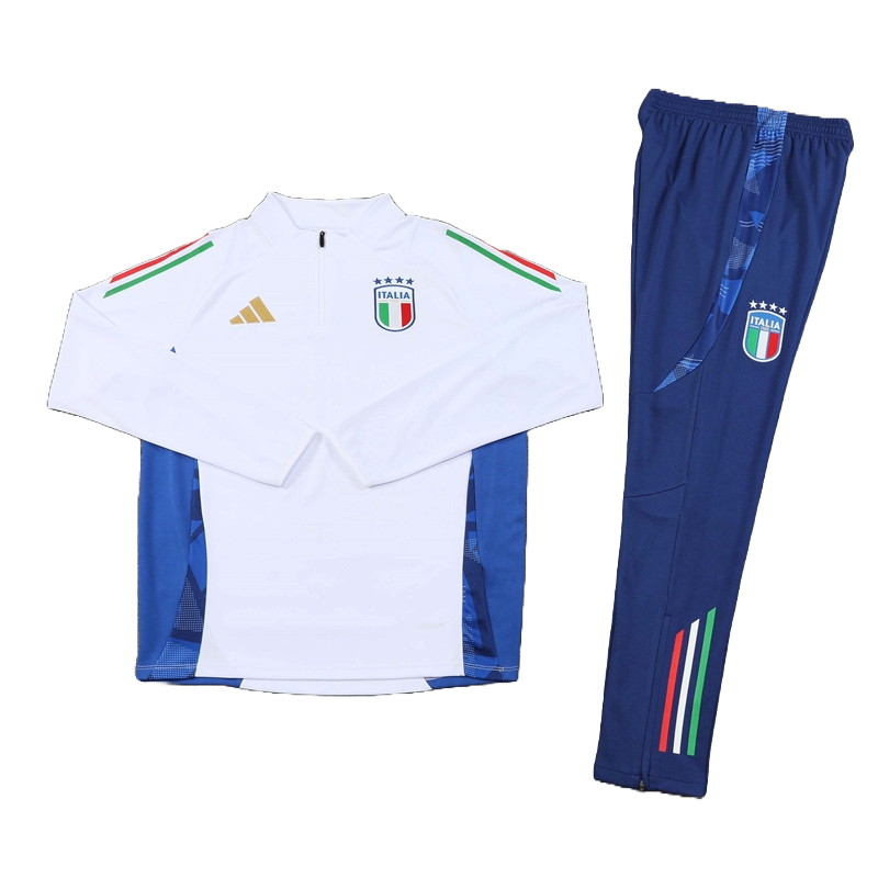 Italie Ensemble Training D'Entrainement Blanc 2023/2024