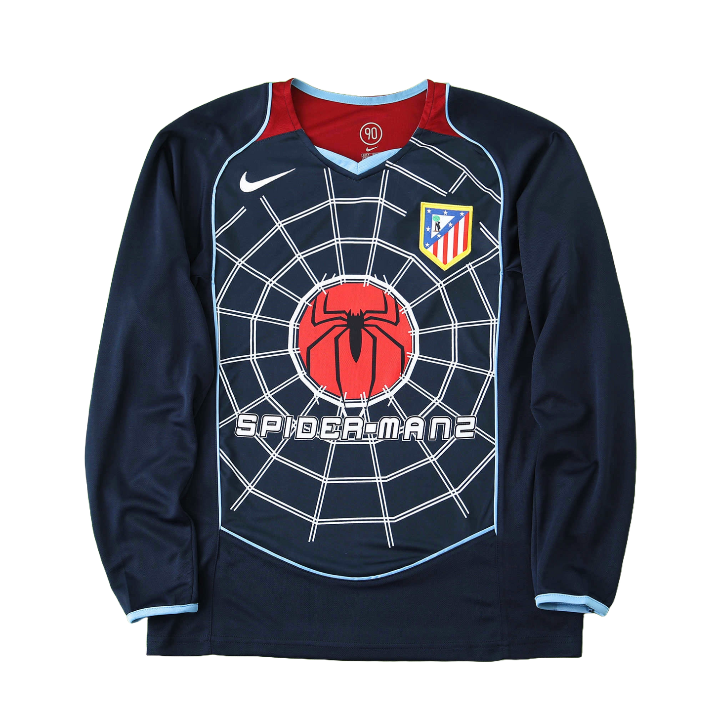 Atlético De Madrid Maillot Extérieur Longue Manche 2004/2005 Retro