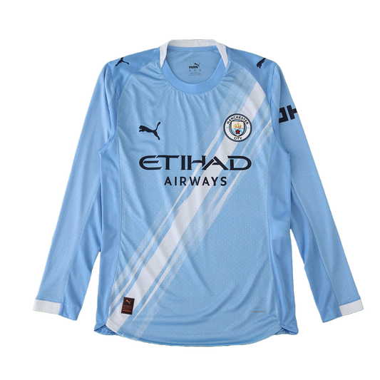 Manchester City Maillot Longue Manche Domicile 2025/2026 Player Version