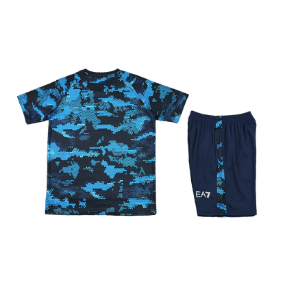S.S.C Napoli Ensemble D'Entrainement Short Maillot 2024/2025