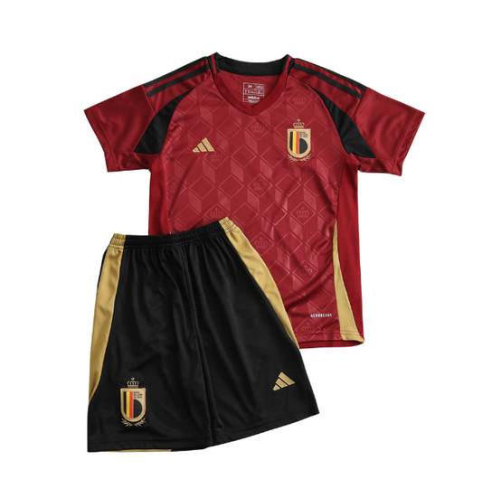 Belgique Ensemble Domicile D'Enfant UEFA 2024