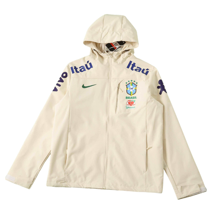 Veste Coupe-vent Brésil 2026 Blanc