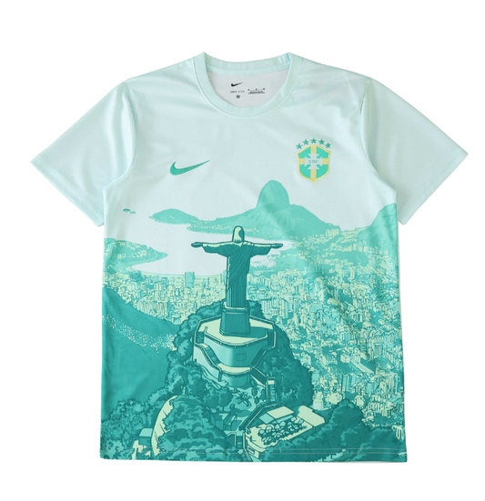 Brésil Maillot Cristo Azul Edition Fan Version