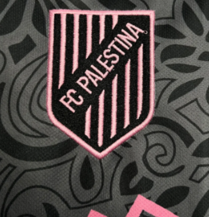 Palestine Maillot Farrah Azam Noir FREE GAZA Edition Fan Version