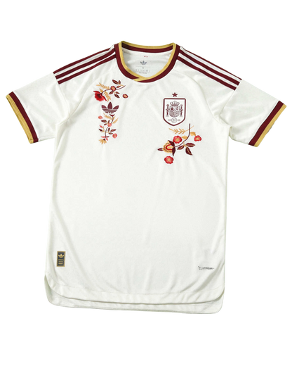 Espagne Maillot Extérieur 2026 World Cup Edition Florale Version Player