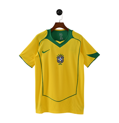 Brésil Maillot Domicile 2004 Retro