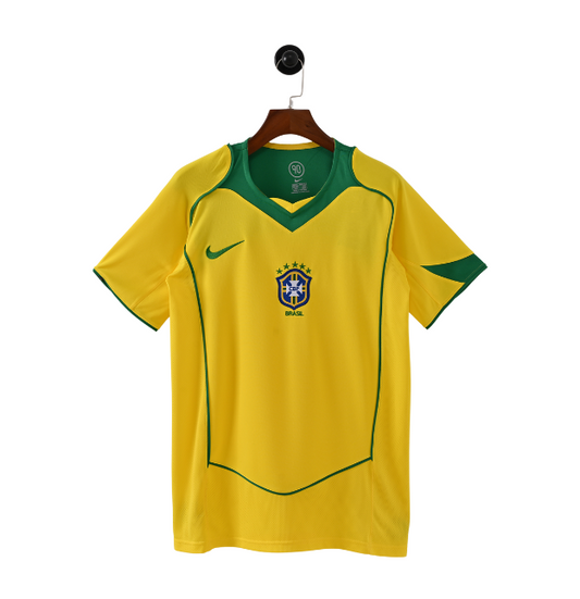 Brésil Maillot Domicile 2004 Retro