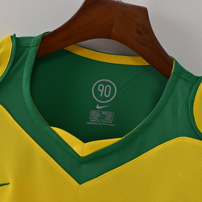 Brésil Maillot Domicile 2004 Retro