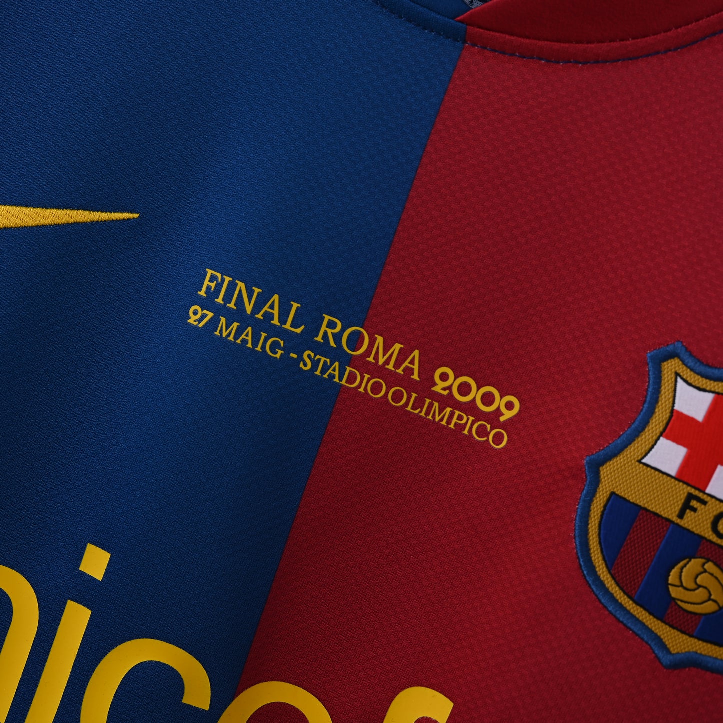 FC Barcelone Maillot Domicile 2008/2009 Retro Final