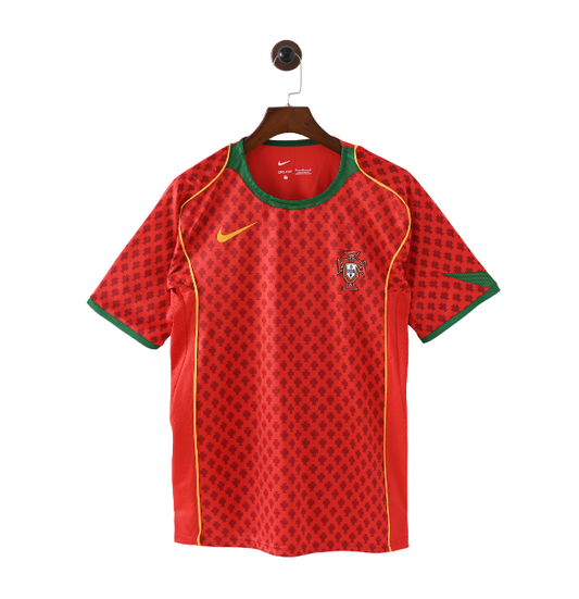 Portugal Maillot Domicile 2004 Retro