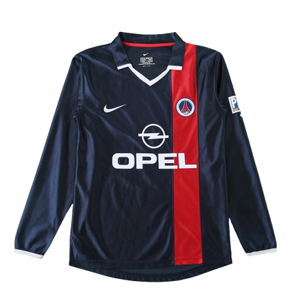PSG Maillot Domicile Longue Manche 2001/2002 Retro