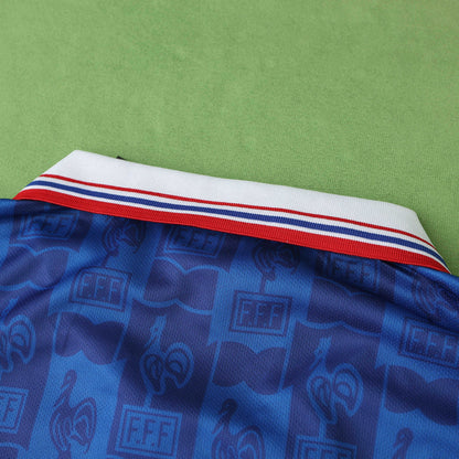 France Maillot Domicile 1996 Retro Version