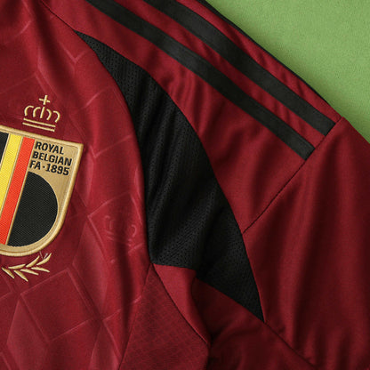Belgique Maillot Domicile 2024 UEFA Fan Version