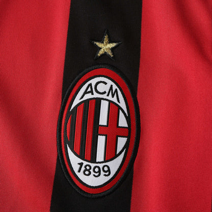 AC Milan Maillot Domicile Longue Manche 2009/2010 Retro