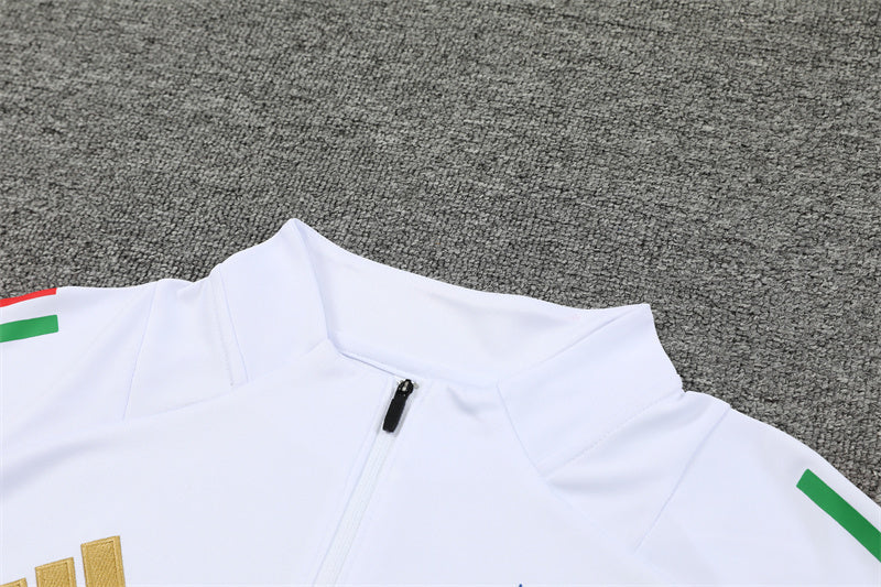 Italie Ensemble Training D'Entrainement Blanc 2023/2024