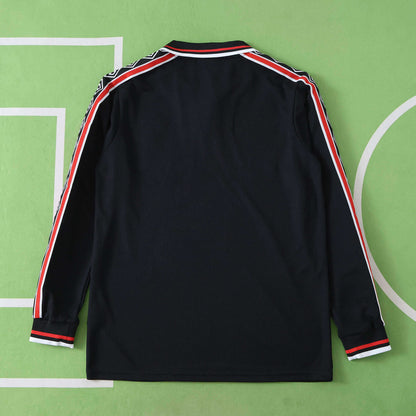 Manchester United Maillot Extérieur Longue Manche 1998 Retro