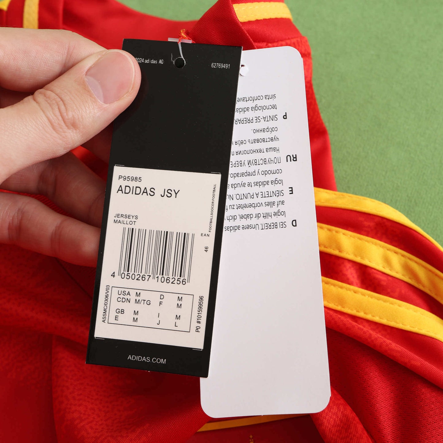 Spain Home Shirt 2024 UEFA Fan Version