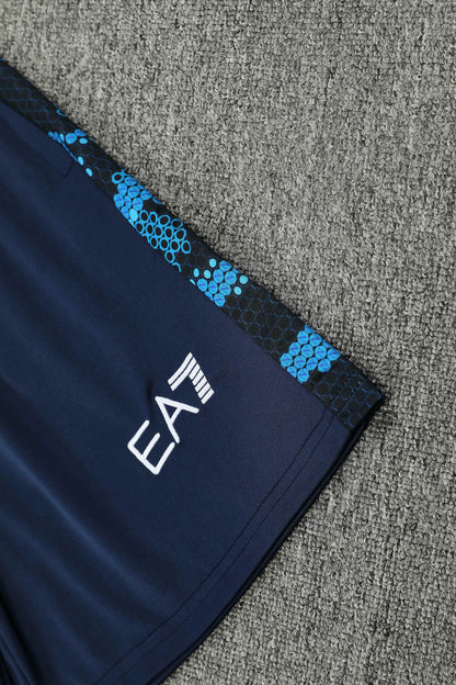 S.S.C Napoli Ensemble D'Entrainement Short Maillot 2024/2025