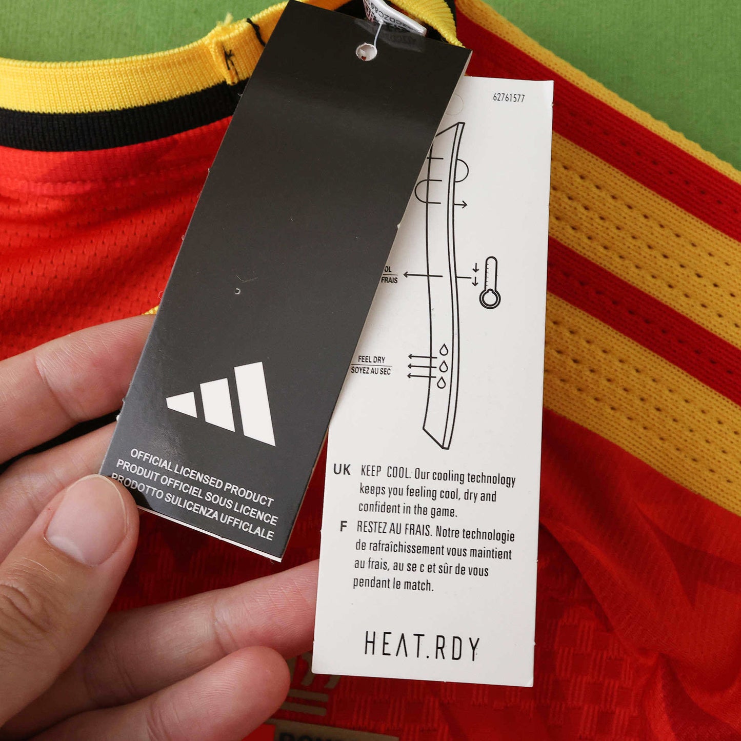 Belgique Maillot Longue Manches Domicile 2026 World Cup Fan Version