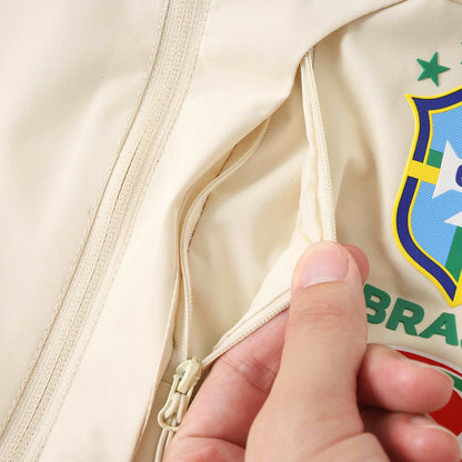 Veste Coupe-vent Brésil 2026 Blanc