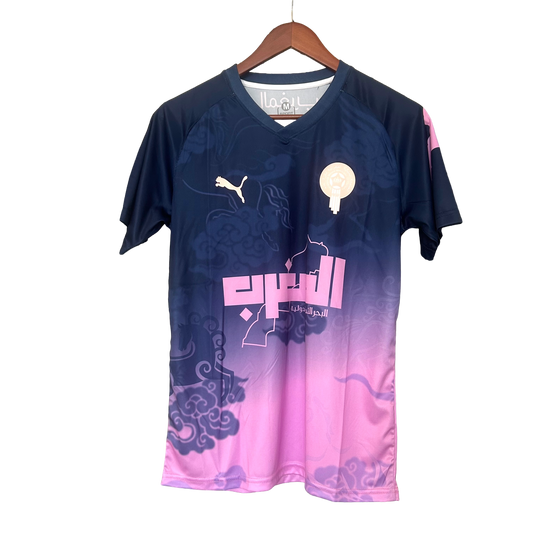 Maroc Maillot Lila Maghribi Edition Version Fan