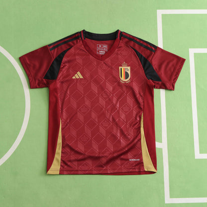 Belgique Ensemble Domicile D'Enfant UEFA 2024